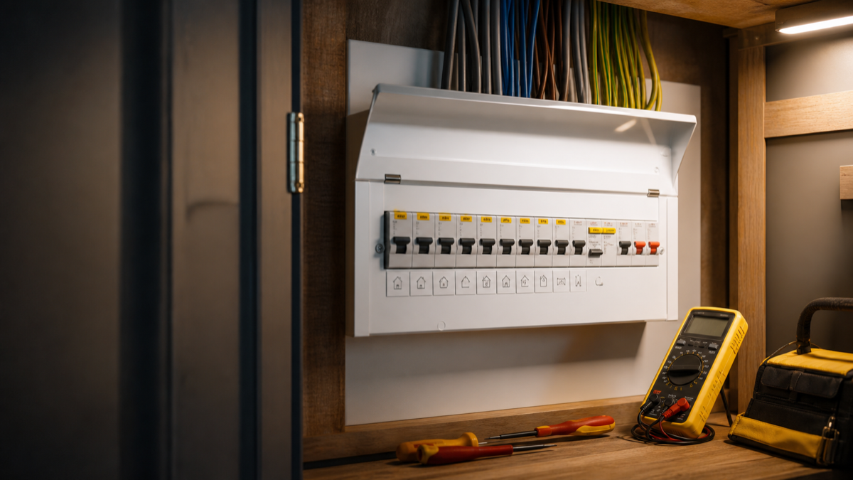 Consumer unit and electrical testing tools