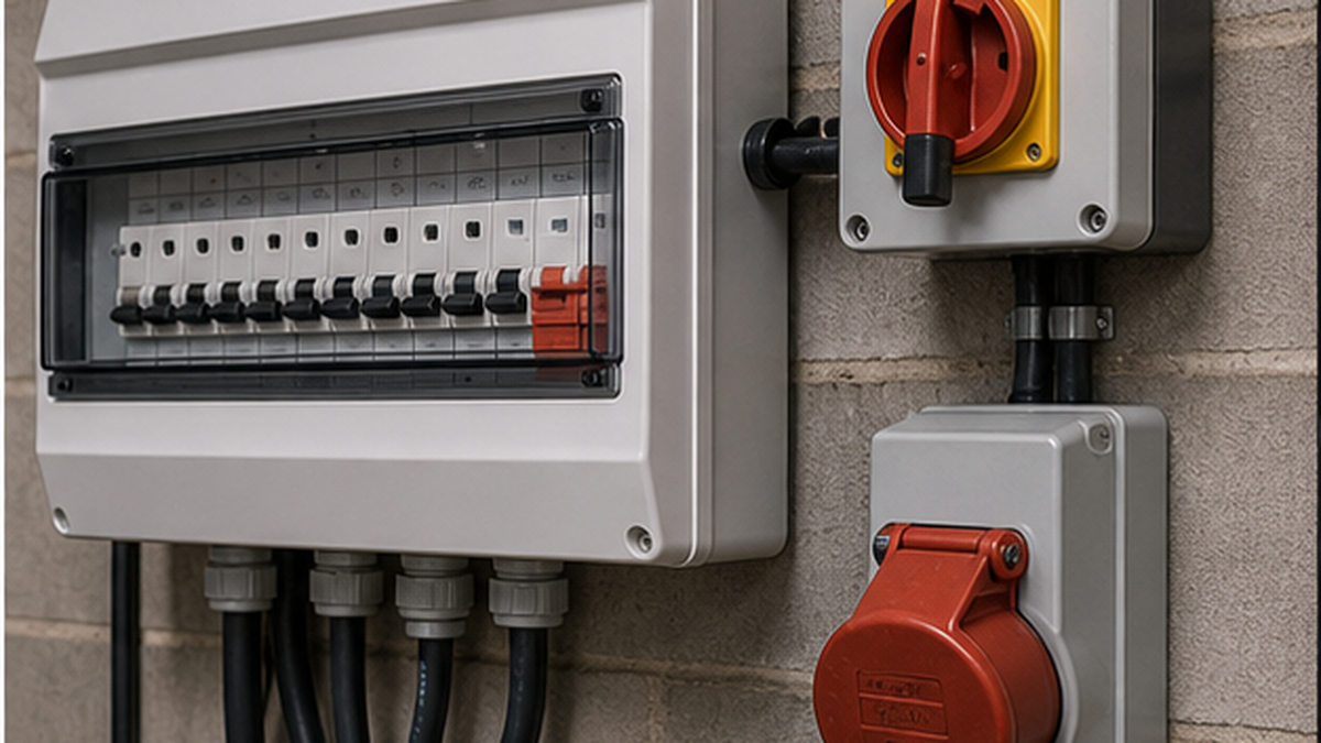 Illustrative 3-phase power work in Brechin