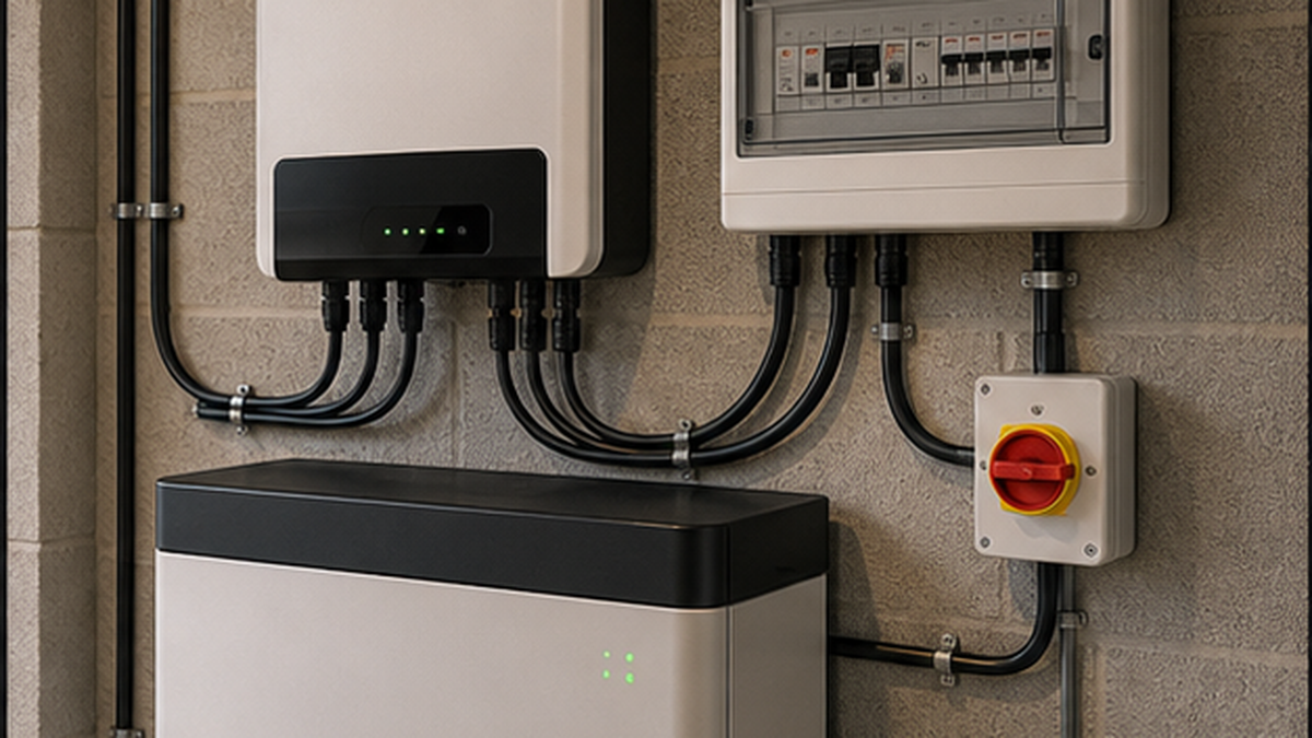 Illustrative battery storage work in Brechin