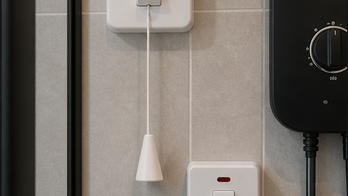 Illustrative electric showers work in Brechin