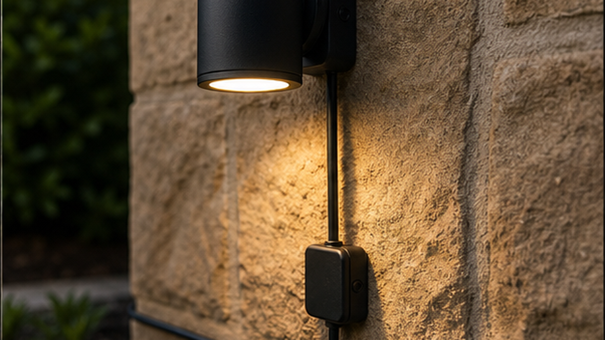Illustrative garden lighting work in Brechin