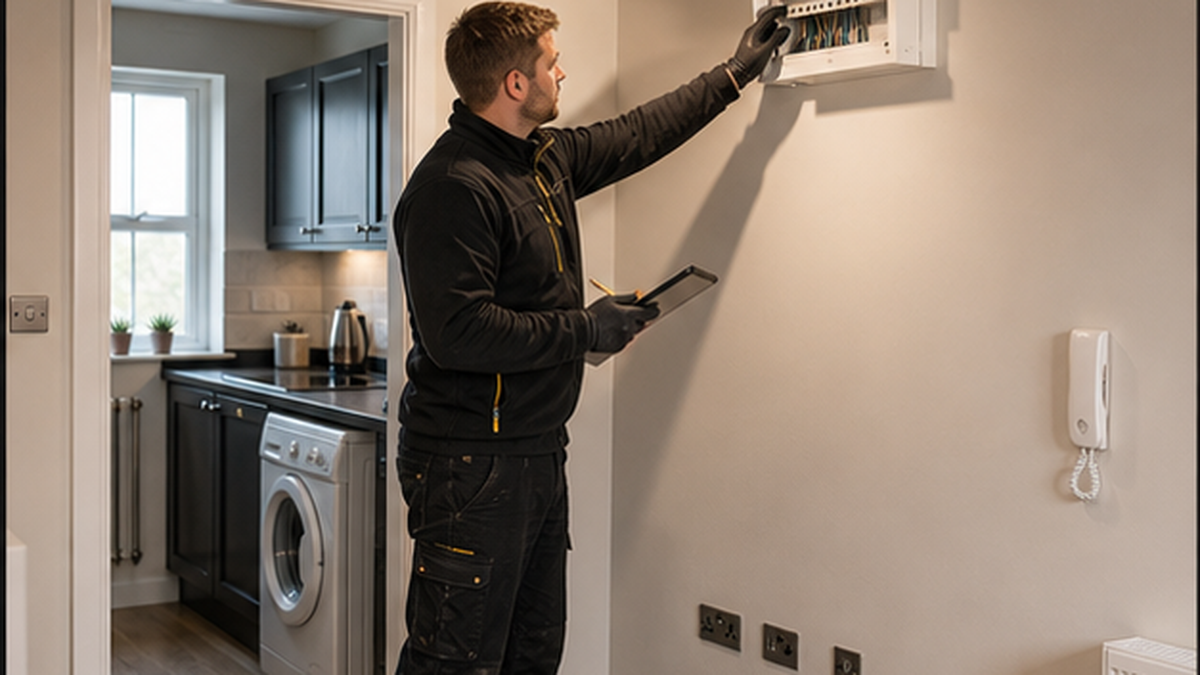 Finished landlord eicr electrical work