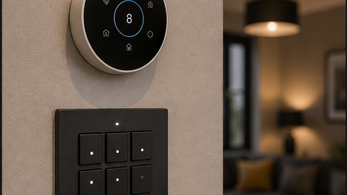 Illustrative smart home work in Brechin