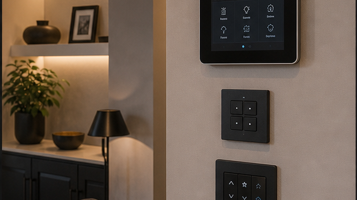 Finished smart home electrical work