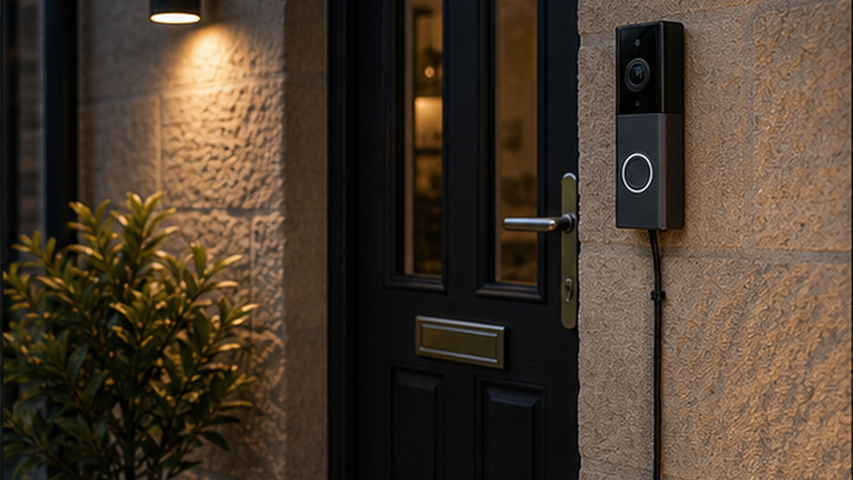 Finished video doorbells electrical work